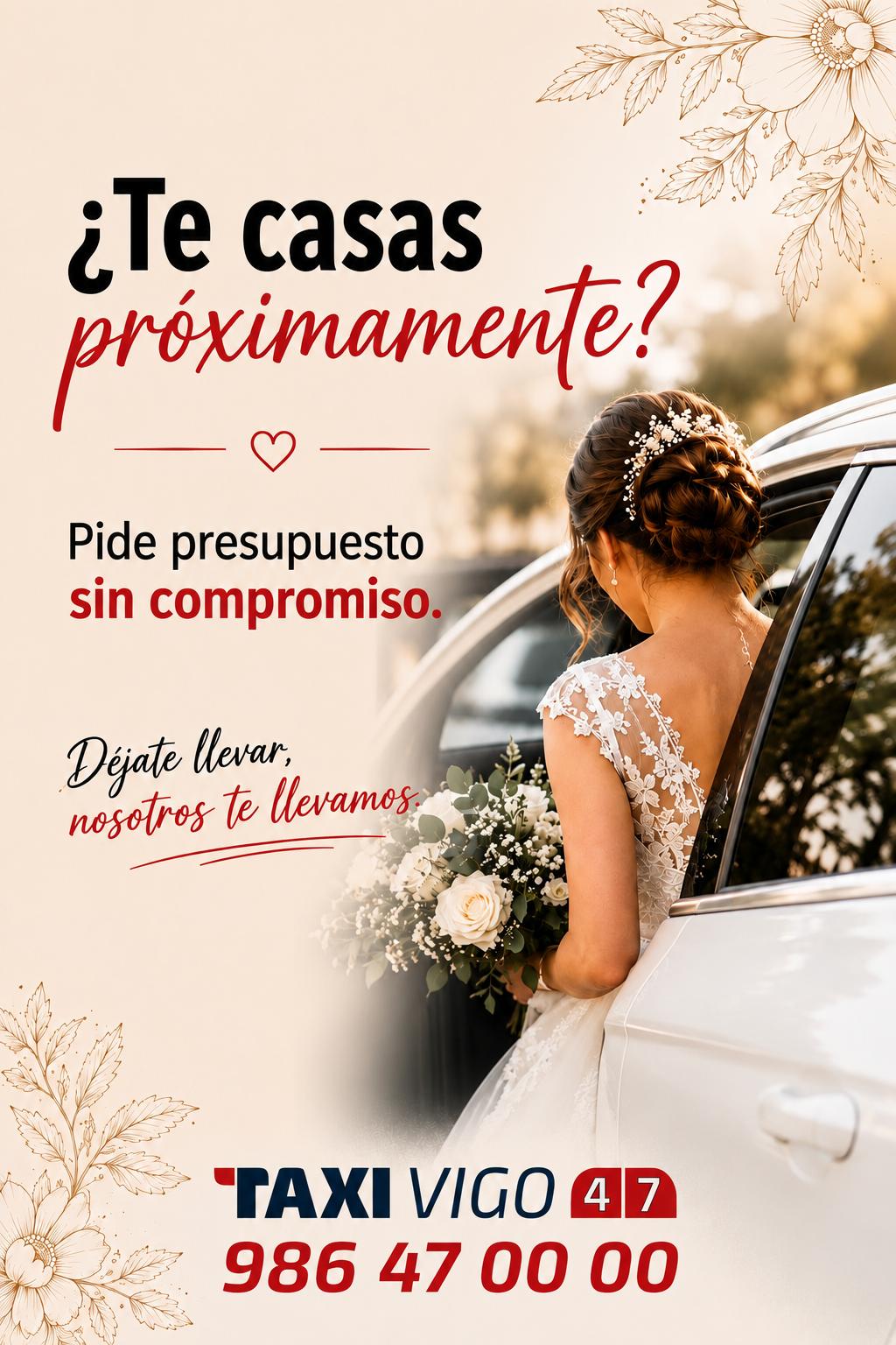 Taxi Vigo 47 - Servicio de bodas